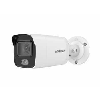 Hikvision DS-2CD2047G2-LU 4Мп уличная цилиндрическая IP-камера с LED-подсветкой до 40м 