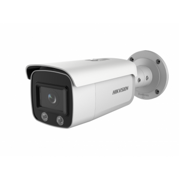 Hikvision DS-2CD2T47G1-L 4 Мп уличная цилиндрическая IP-камерас LED-подсветкой до 30 м