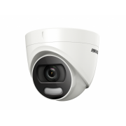 DS-2CE72HFT-F28 5Мп уличная купольная HD-TVI камера с LED подсветкой до 20м и технологией ColorVu