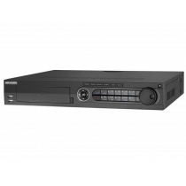 DS-8124HQHI-K8 24-канальный гибридный HD-TVI регистратор для  аналоговых, HD-TVI, AHD и CVI камер + 16 каналов IP@6Мп (до 40 каналов с полным замещением аналоговы