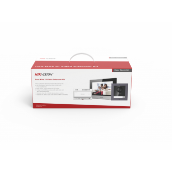Hikvision DS-KIS702-P 2-проводной IP-видеодомофон (комплект)