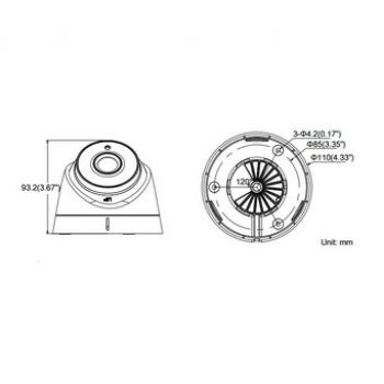 Видеокамера HIKVISION DS-2CE56D7T-IT1(2.8 mm) Видеокамера HIKVISION DS-2CE56D7T-IT1(2.8 mm)